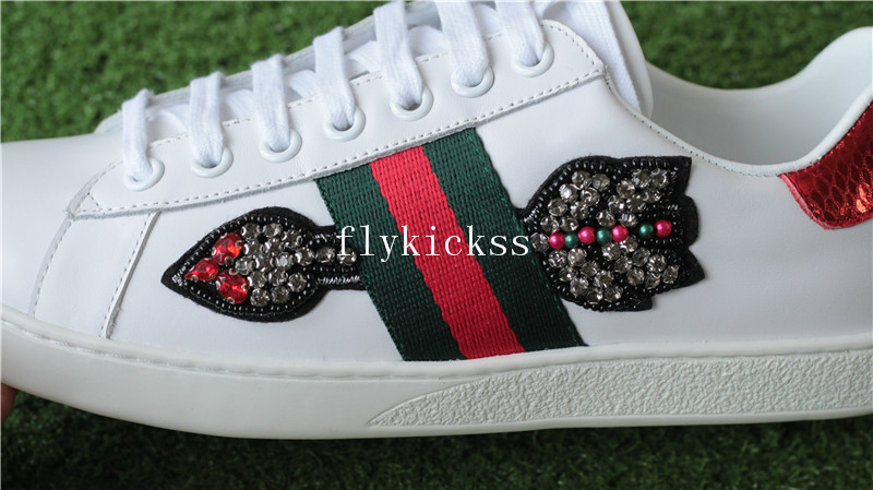 GC Ace Embroidered Sneaker White Cupid Sword